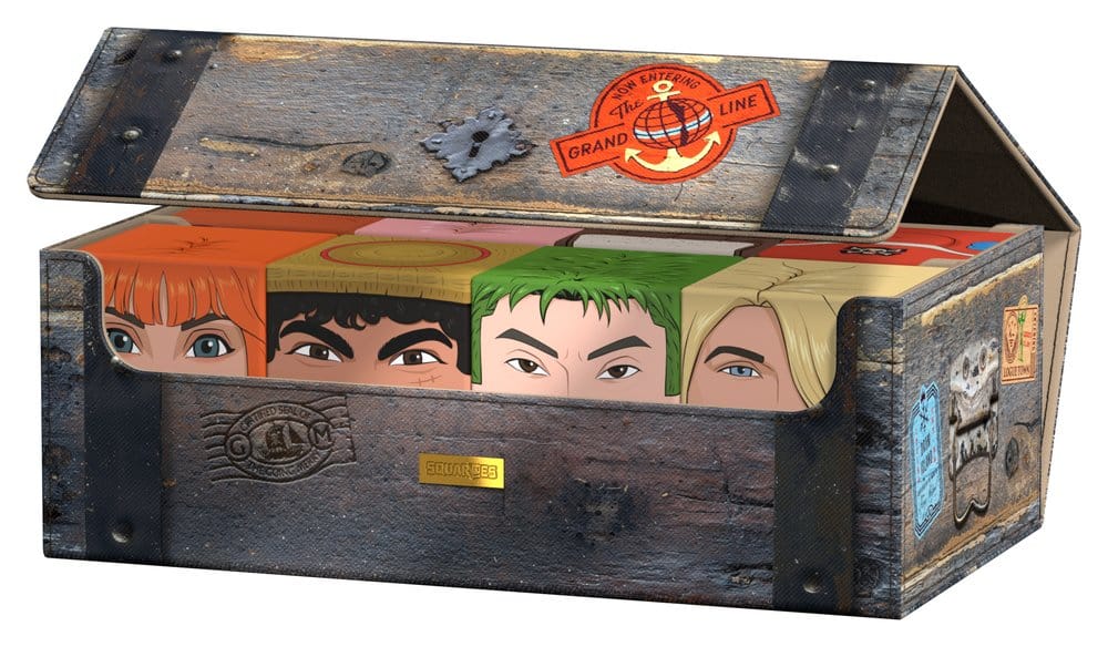 Squaroes Collectors Case 800 One Piece - Baule in legno per carte e deck box