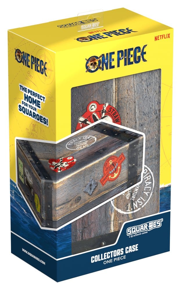 Squaroes Collectors Case 800 One Piece - Baule in legno per carte e deck box