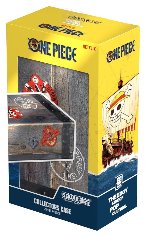 Squaroes Collectors Case 800 One Piece - Baule in legno per carte e deck box