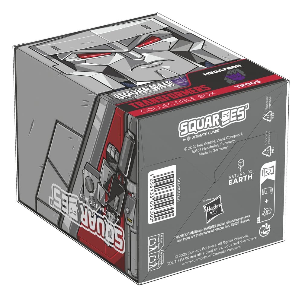 Squaroes Transformers TR005 - Megatron Deck Box per Carte TCG
