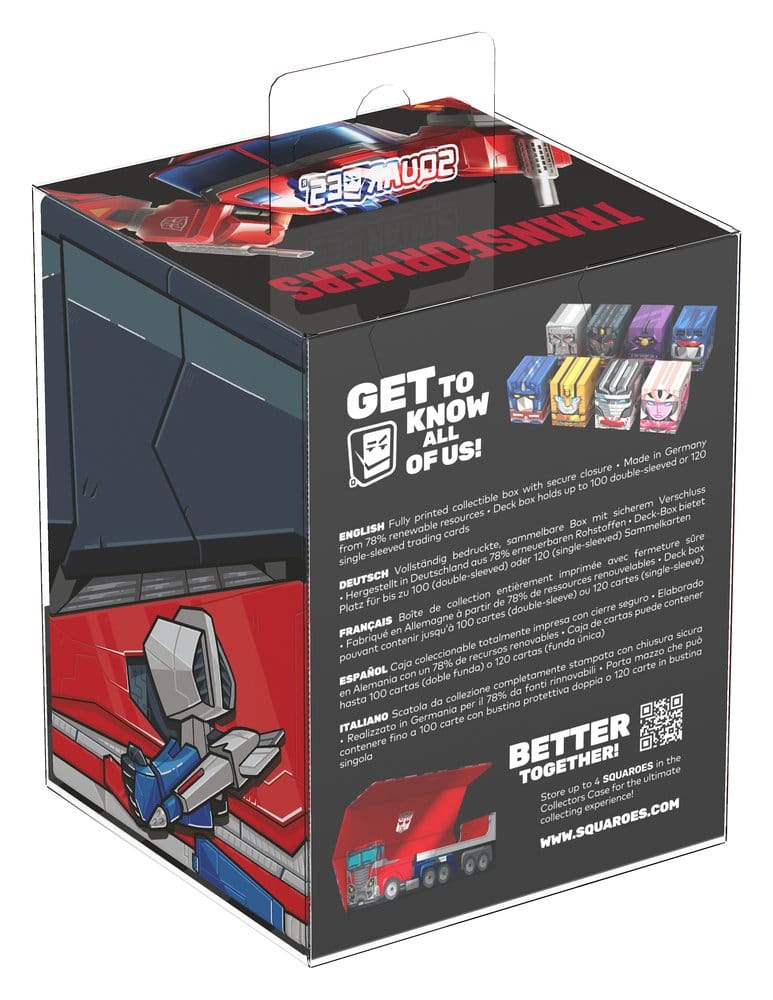 Squaroes Transformers TR006 Starscream - Deck box per 100 carte