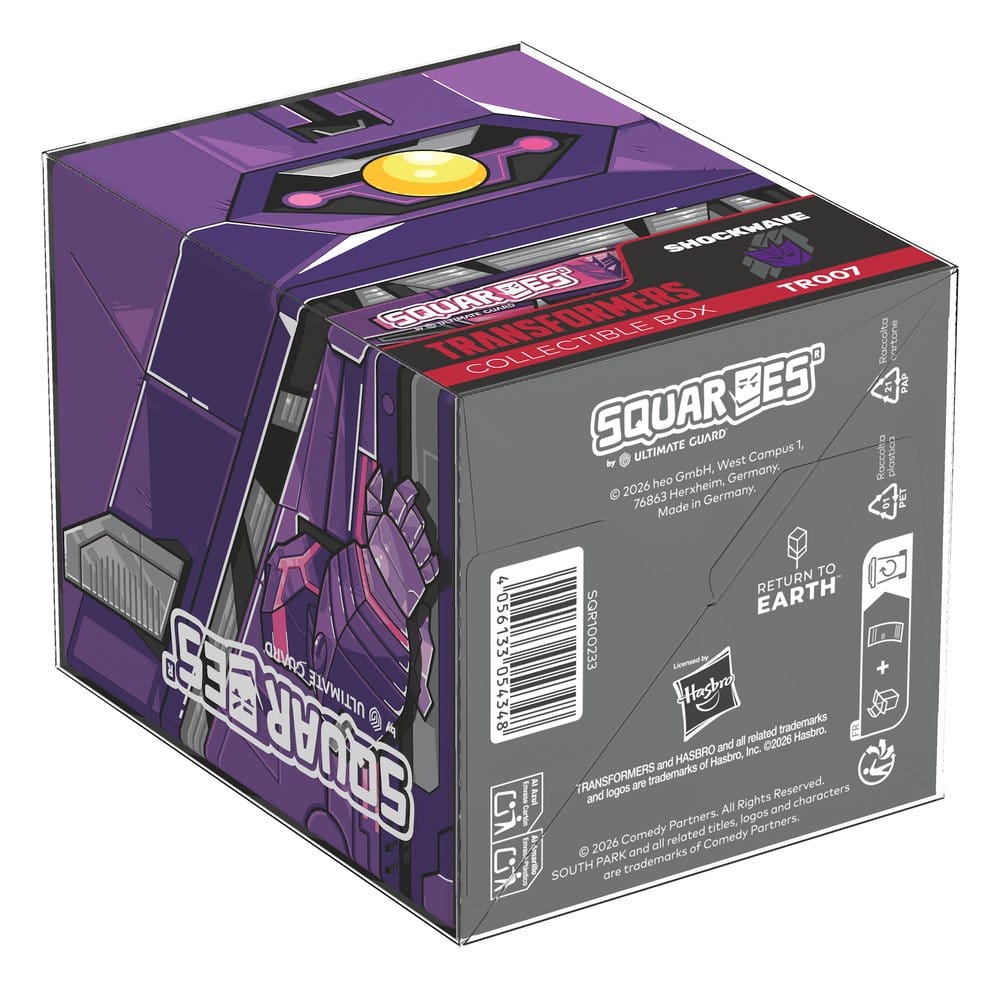 Squaroes Transformers TR007 - Shockwave Deck Box per 100 Carte