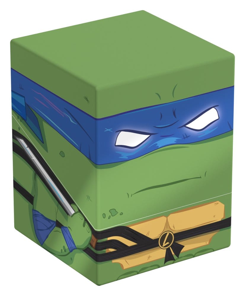 Squaroes Squaroe Tartarughe Ninja NT014 – Action Mode Leonardo – Deck box per 100 carte
