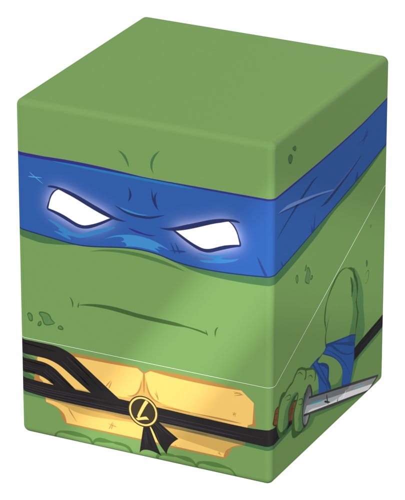 Squaroes Squaroe Tartarughe Ninja NT014 – Action Mode Leonardo – Deck box per 100 carte