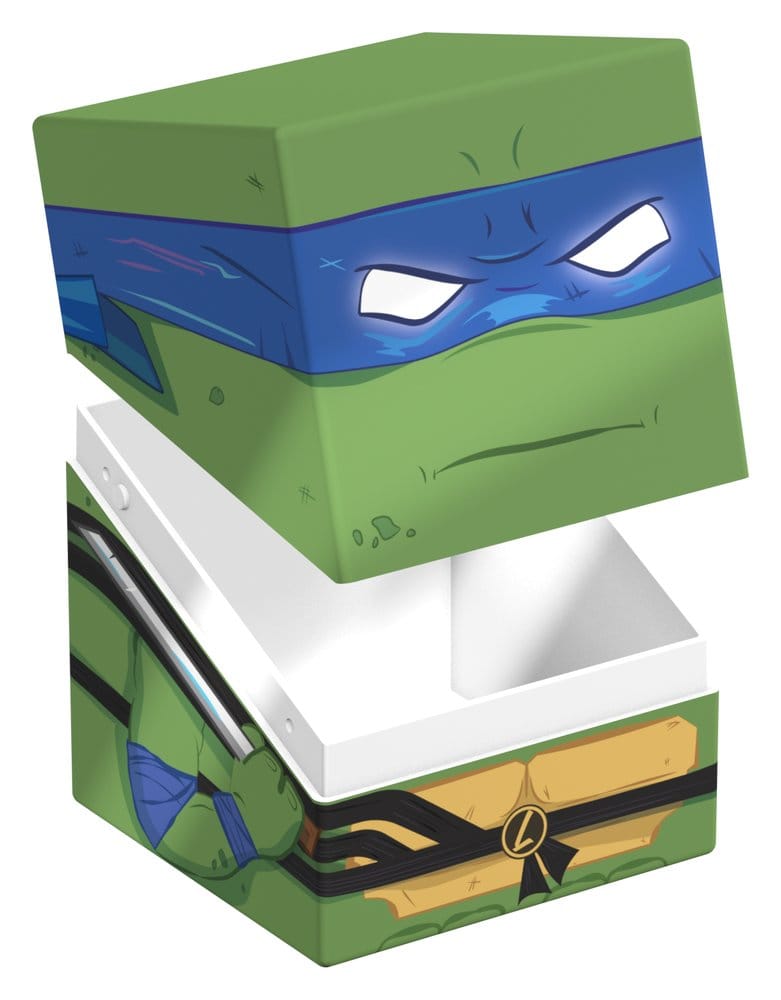 Squaroes Squaroe Tartarughe Ninja NT014 – Action Mode Leonardo – Deck box per 100 carte