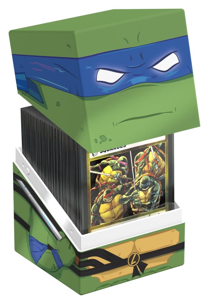 Squaroes Squaroe Tartarughe Ninja NT014 – Action Mode Leonardo – Deck box per 100 carte
