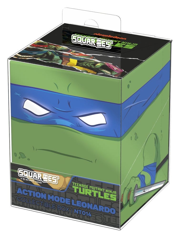 Squaroes Squaroe Tartarughe Ninja NT014 – Action Mode Leonardo – Deck box per 100 carte