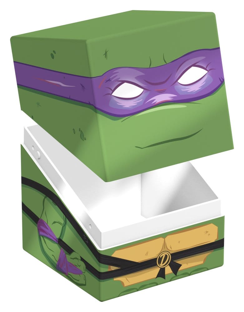 Squaroes NT015 Action Mode Donatello – Deck Box per Carte TCG, Teenage Mutant Ninja Turtles
