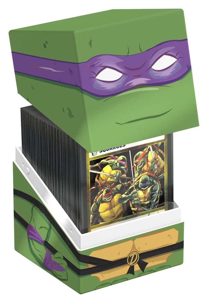 Squaroes NT015 Action Mode Donatello – Deck Box per Carte TCG, Teenage Mutant Ninja Turtles