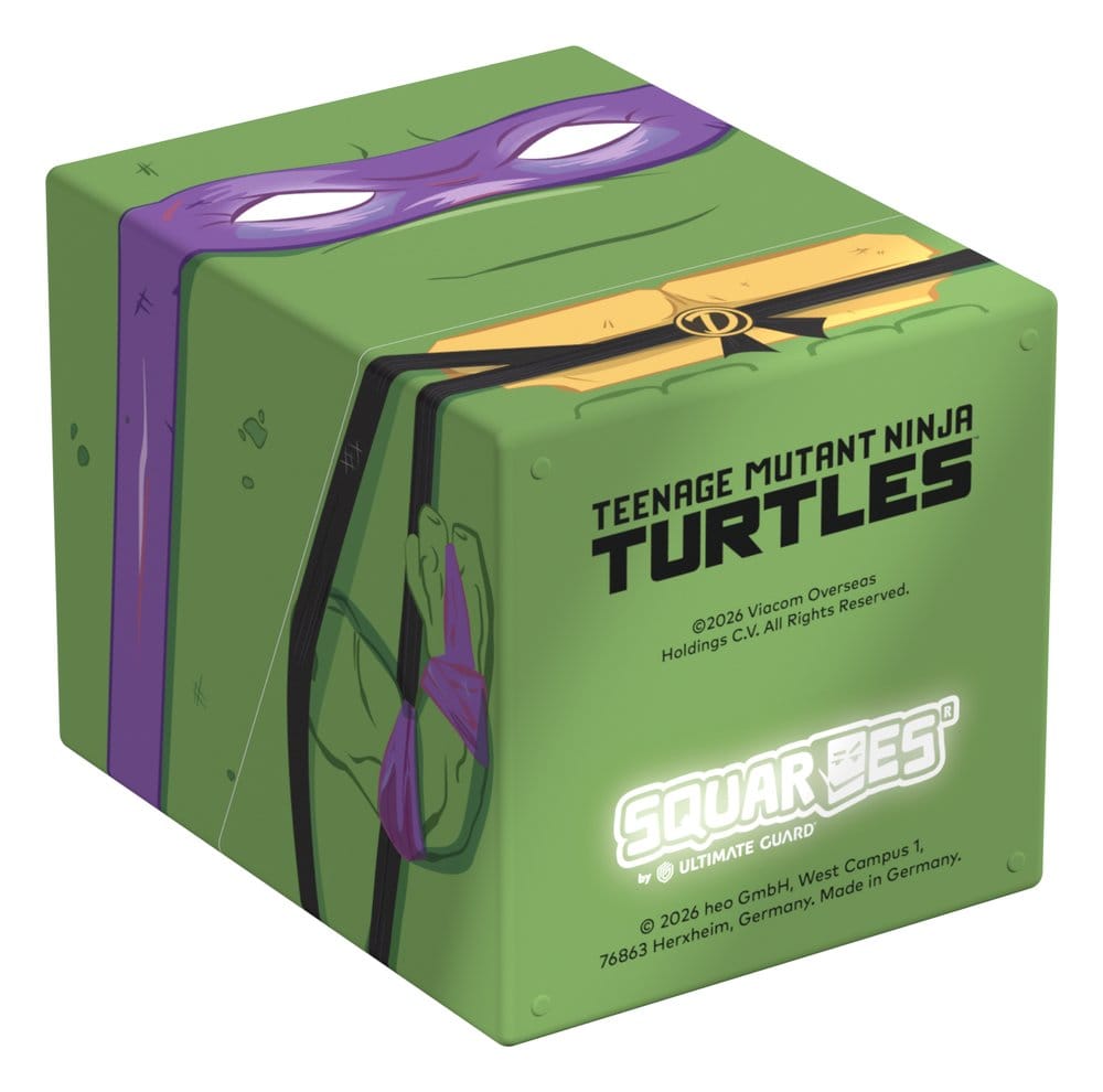 Squaroes NT015 Action Mode Donatello – Deck Box per Carte TCG, Teenage Mutant Ninja Turtles