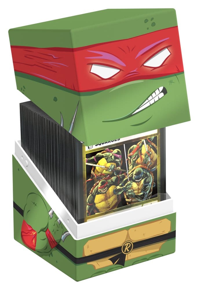 Squaroes Squaroe Teenage Mutant Ninja Turtles NT016 - Action Mode Raphael - Deck Box per 100 Carte