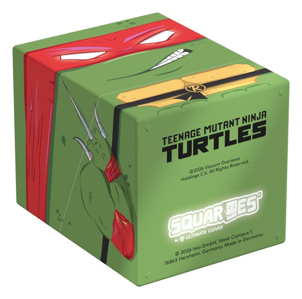 Squaroes Squaroe Teenage Mutant Ninja Turtles NT016 - Action Mode Raphael - Deck Box per 100 Carte