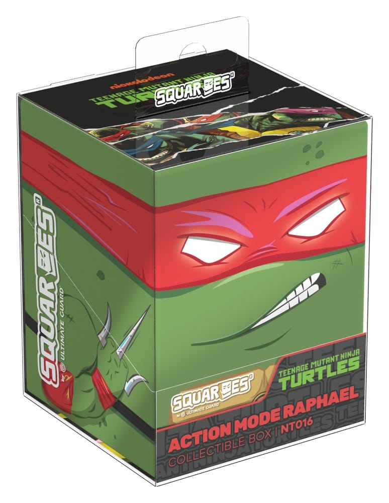 Squaroes Squaroe Teenage Mutant Ninja Turtles NT016 - Action Mode Raphael - Deck Box per 100 Carte