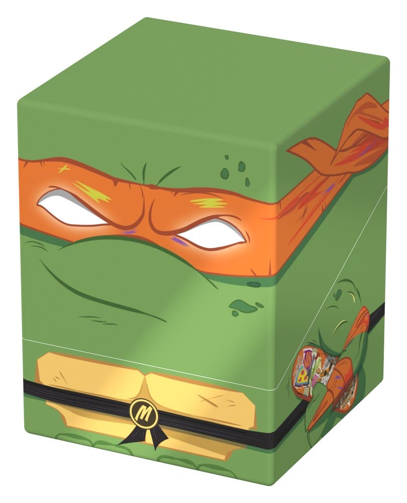 Squaroes NT017 Action Mode Michelangelo - Deck Box per Carte Collezionabili TMNT