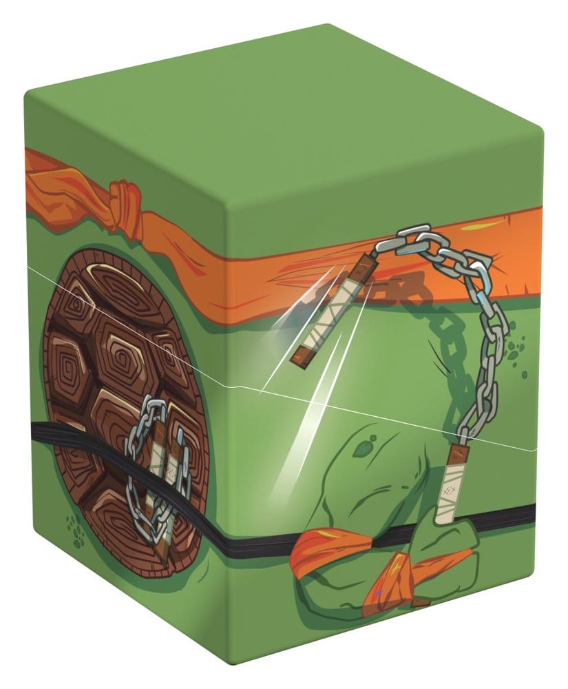 Squaroes NT017 Action Mode Michelangelo - Deck Box per Carte Collezionabili TMNT