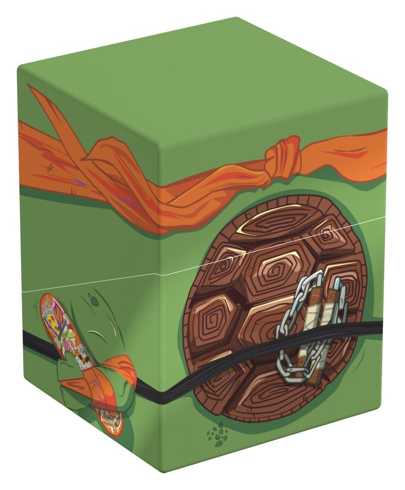 Squaroes NT017 Action Mode Michelangelo - Deck Box per Carte Collezionabili TMNT