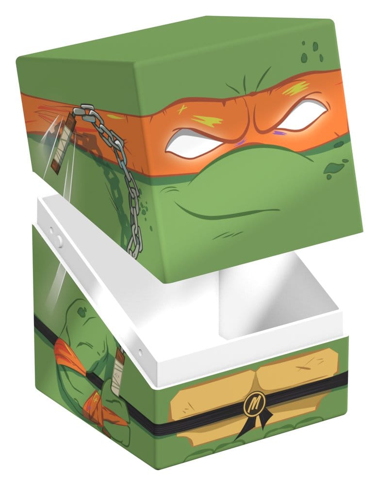 Squaroes NT017 Action Mode Michelangelo - Deck Box per Carte Collezionabili TMNT