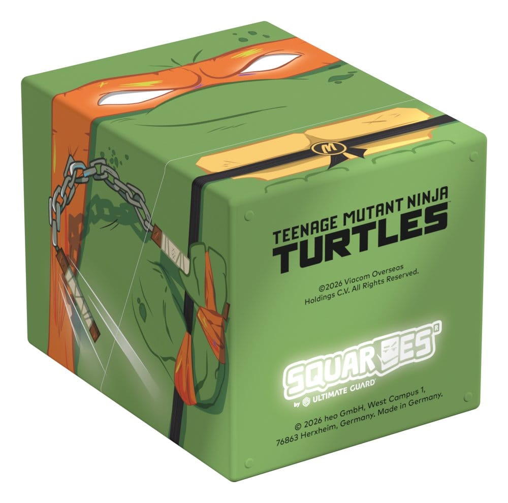 Squaroes NT017 Action Mode Michelangelo - Deck Box per Carte Collezionabili TMNT