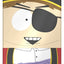Squaroes South Park Halloween SP027 - Pirate Cartman, scatola portacarte per TCG