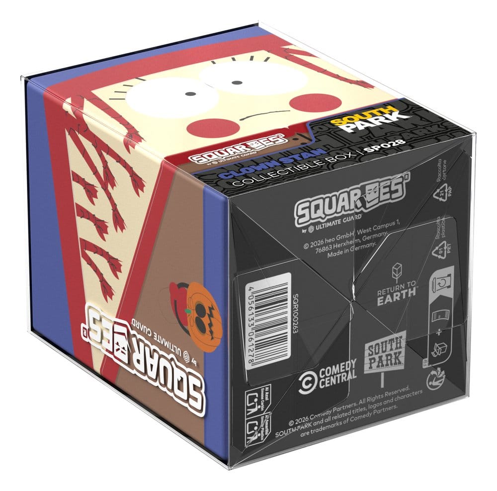 Squaroes South Park Halloween SP028 - Clown Stan, scatola portacarte per giochi di carte collezionabili