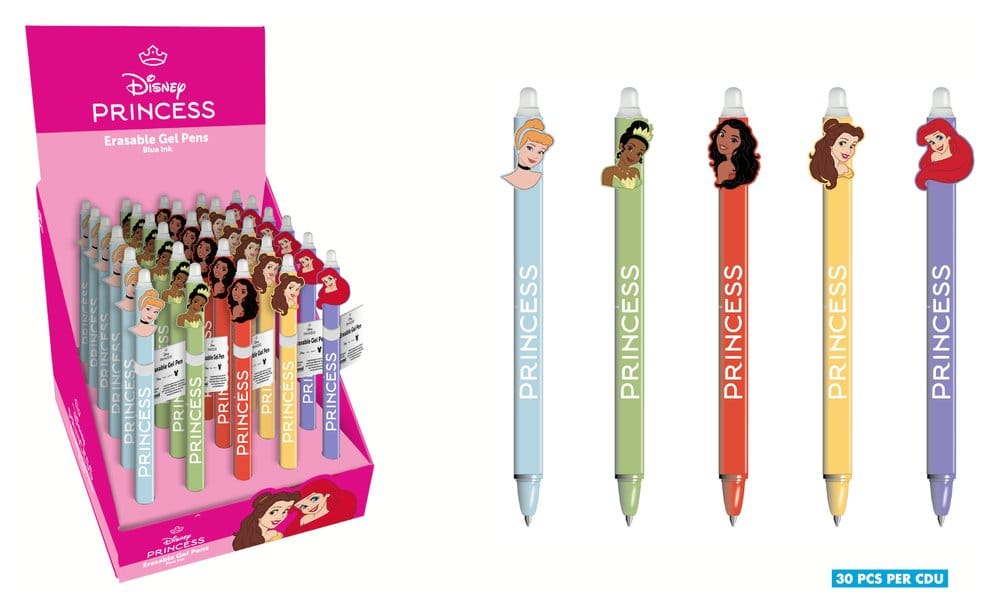 Penna Gel Cancellabile Disney Princess con Display da 30 Pezzi - Pyramid International