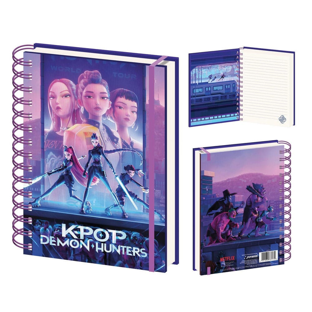 Quaderno A5 a spirale KPop Demon Hunters Wiro