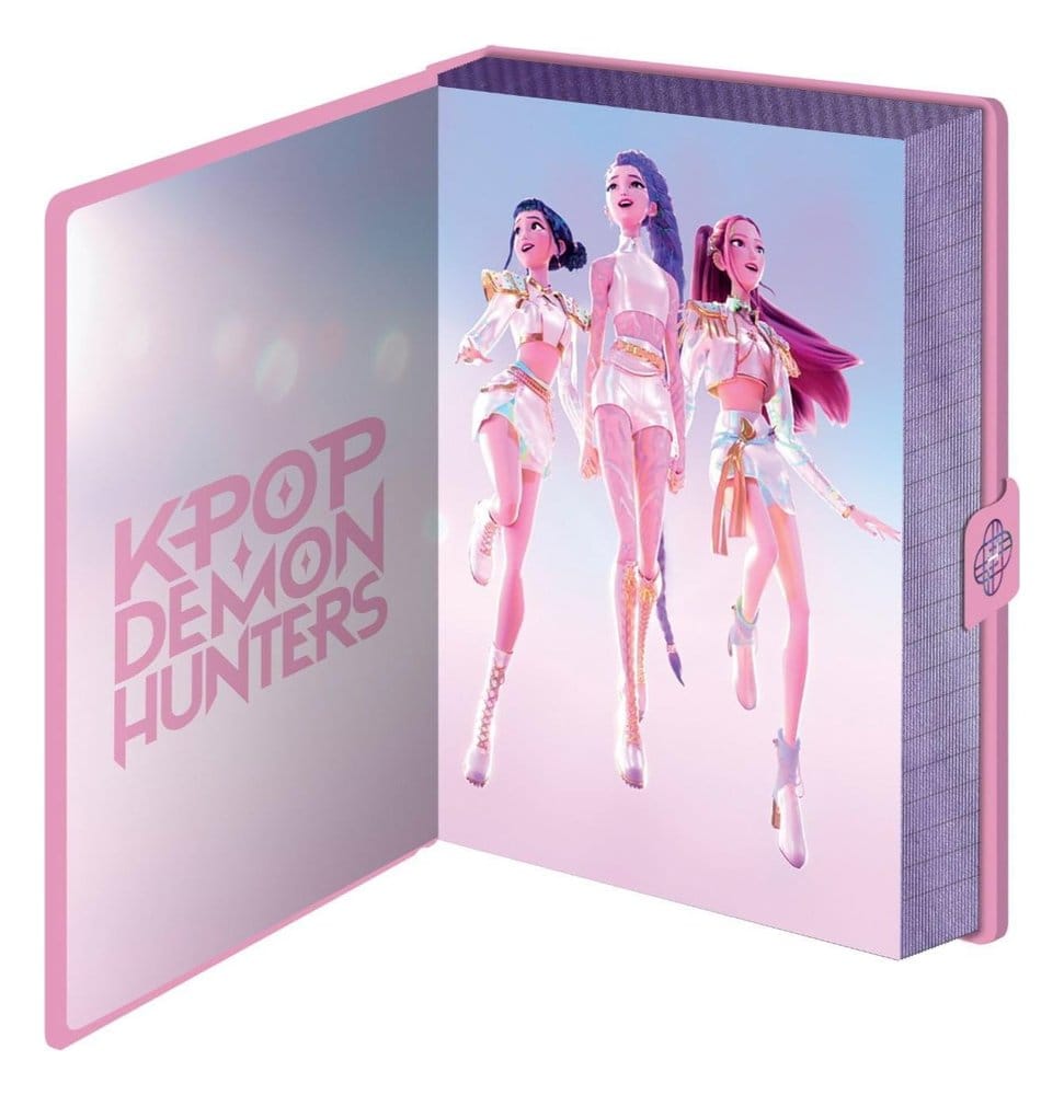 Quaderno KPop Demon Hunters Premium A5 con chiusura, Pyramid International
