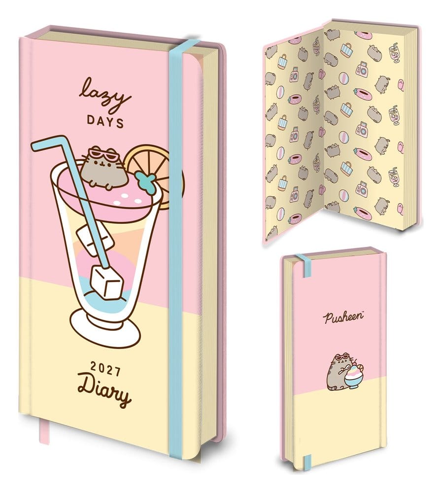 Diario Settimanale Slim WTV 2027 Tropical Pusheen - Pyramid