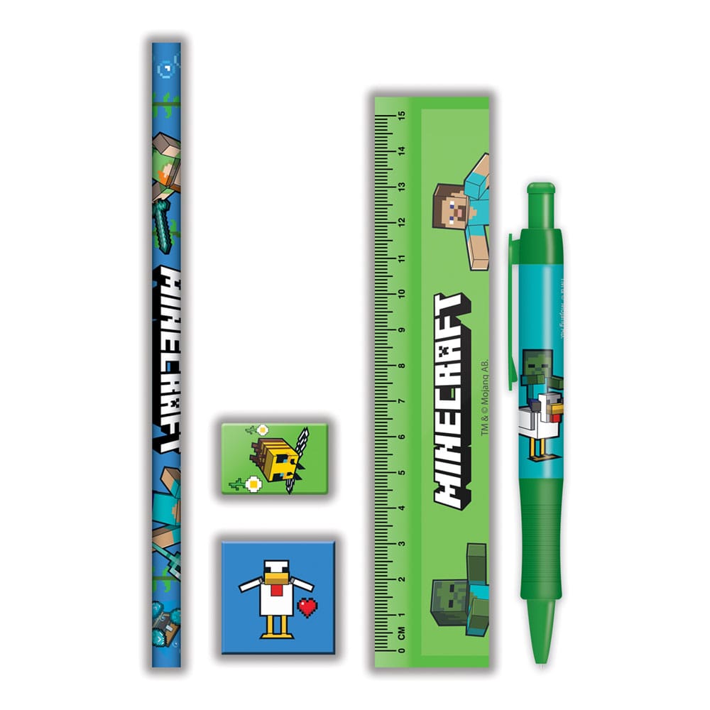Minecraft Set Cancelleria 5 Pezzi - Pyramid International