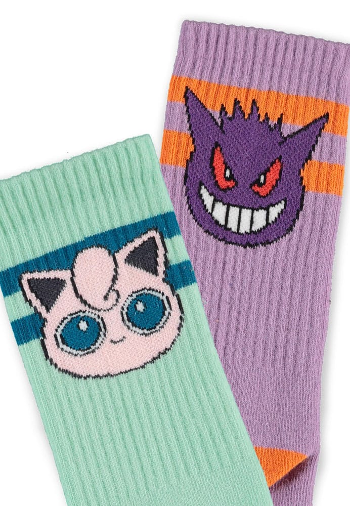 Pokémon Calzini 2-Pack Teste Grigie 35-38 - Difuzed