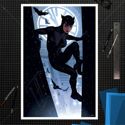 DC Comics Stampa Fine Art Catwoman 41 x 61 cm - Senza Cornice, Sideshow