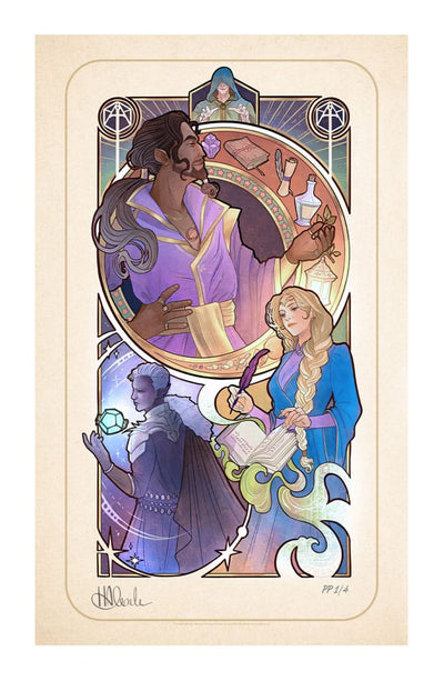 Critical Role 10th Anniversary Matthew Mercer Stampa Fine Art 46x28 cm - Sideshow