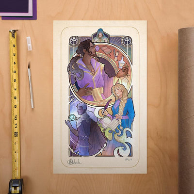 Critical Role 10th Anniversary Matthew Mercer Stampa Fine Art 46x28 cm - Sideshow