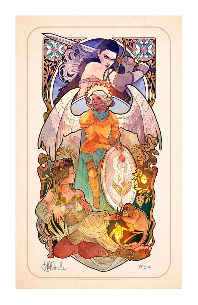 Critical Role 10th Anniversary Ashley Johnson Art Print – Hannah Alexander – 46x28 cm – Sideshow