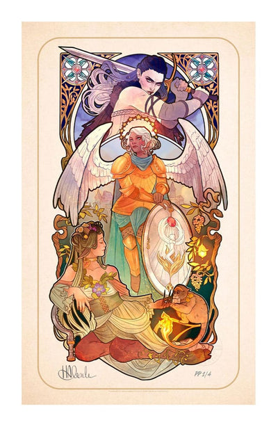 Critical Role 10th Anniversary Ashley Johnson Art Print – Hannah Alexander – 46x28 cm – Sideshow
