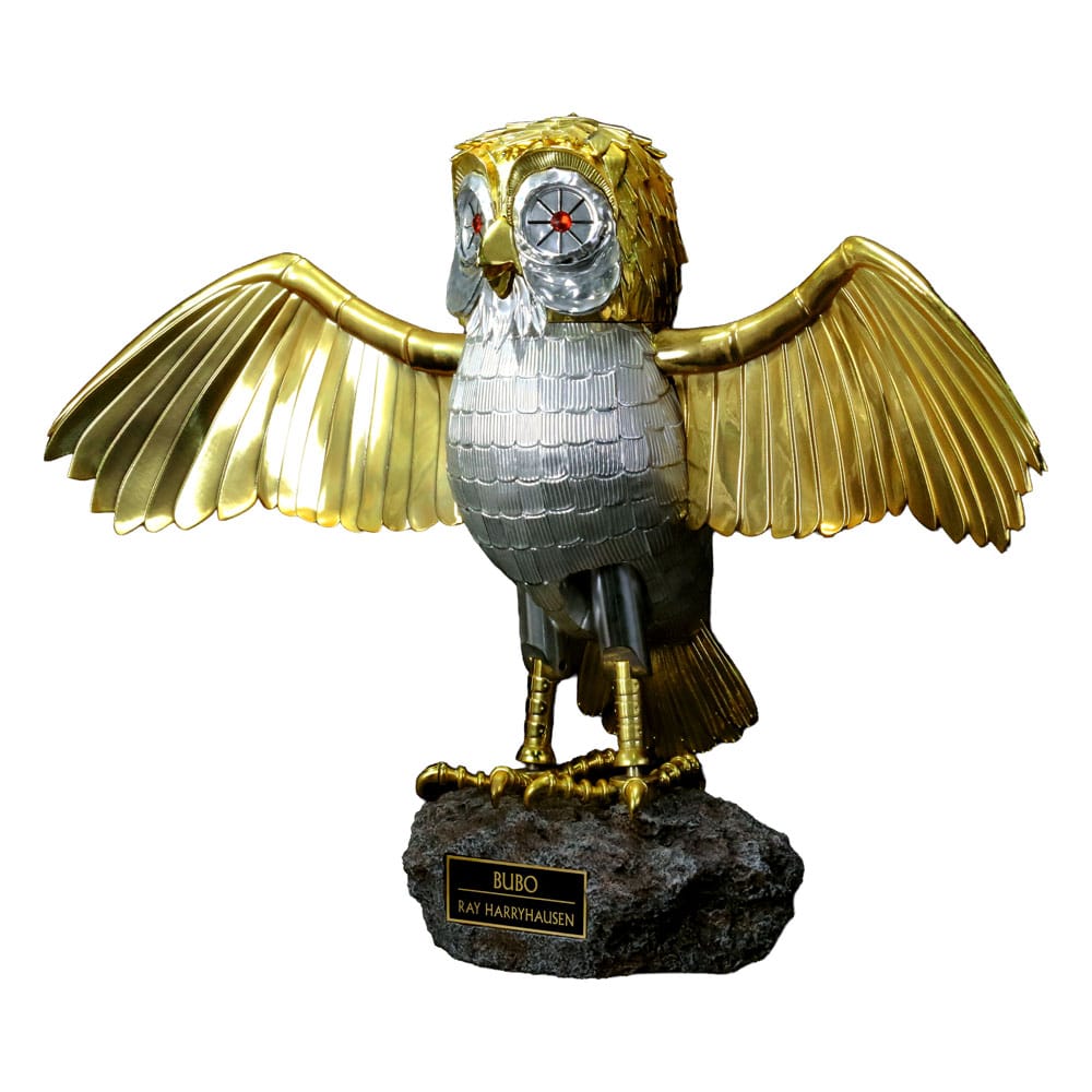 Statua Bubo di Clash of the Titans, Edizione Patina Oro, Versione Normale, 34 cm, Star Ace Toys