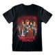 Stranger Things T-Shirt con Gruppo di Personaggi Taglia M