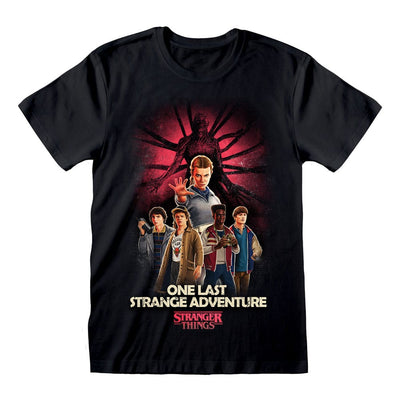 Stranger Things T-Shirt Group Artwork One Last Strange Adventure Taglia XL