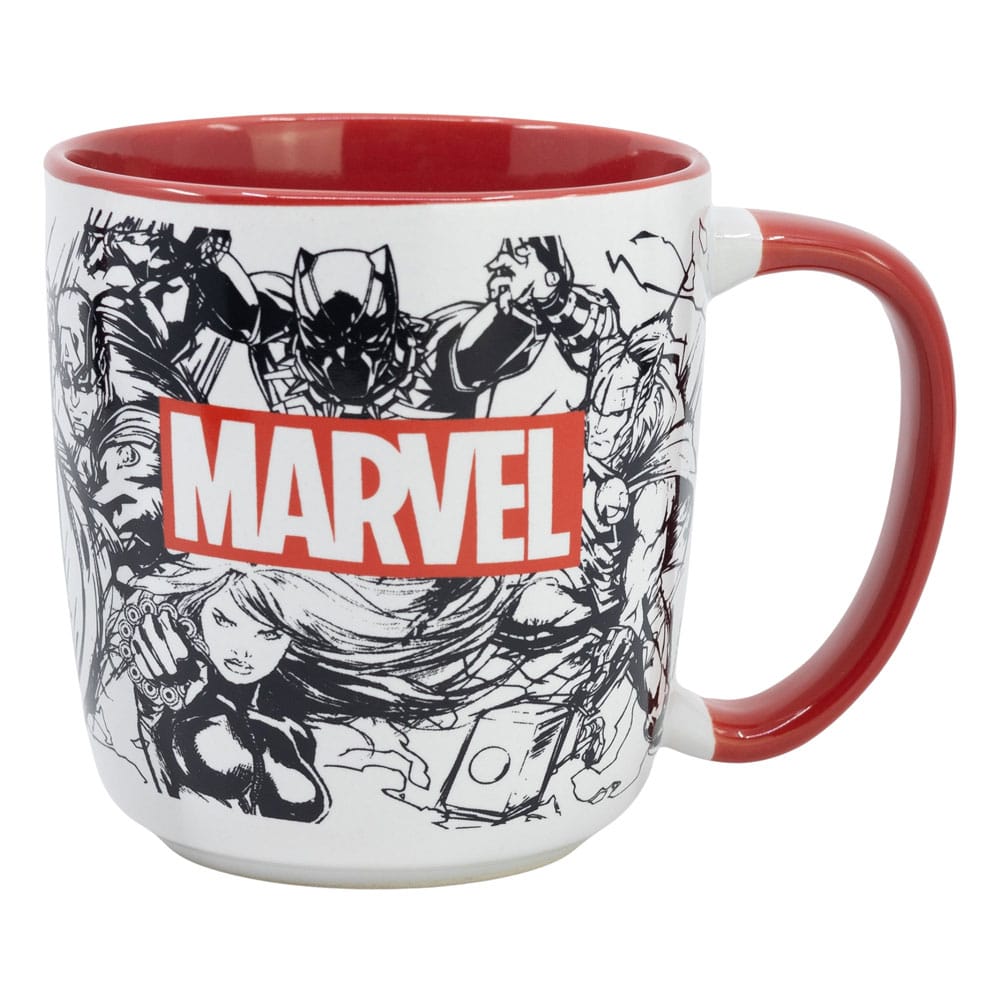 Tazza Marvel Collage 380 ml – Personaggi Marvel, Stor