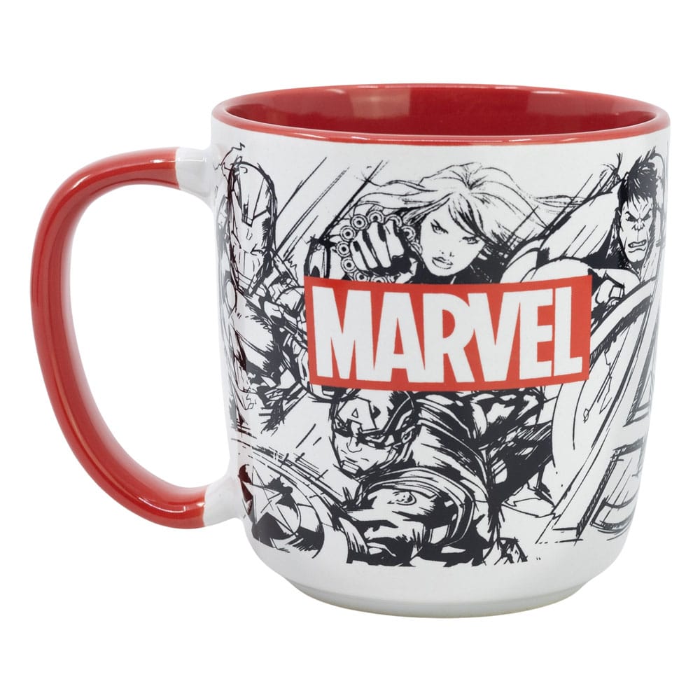 Tazza Marvel Collage 380 ml – Personaggi Marvel, Stor