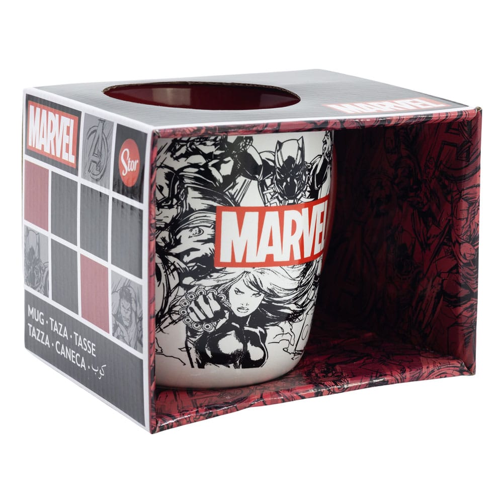 Tazza Marvel Collage 380 ml – Personaggi Marvel, Stor