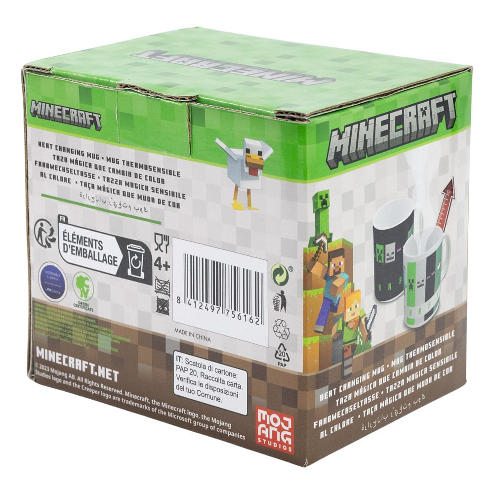 Minecraft Tazza Termocromatica a Quadretti 325 ml – Stor