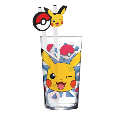 Pokémon Bicchiere in Vetro con Canucce Pikachu 485 ml - Stor