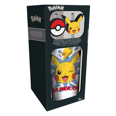 Pokémon Bicchiere in Vetro con Canucce Pikachu 485 ml - Stor