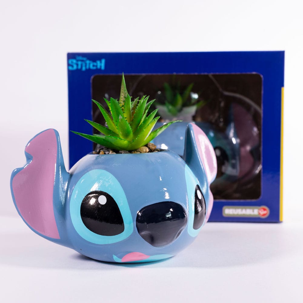 Lilo & Stitch Vaso Fiore 3D Stitch in Dolomite