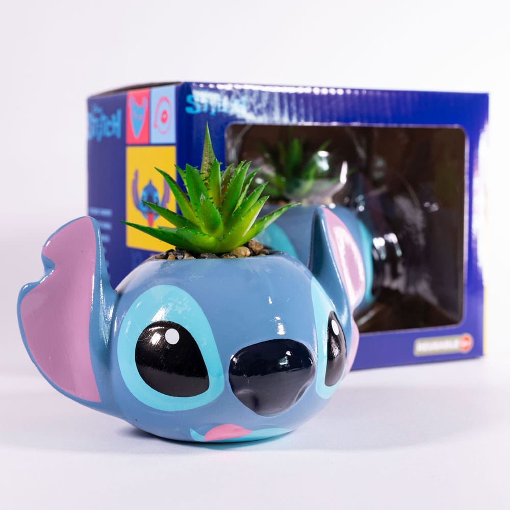 Lilo & Stitch Vaso Fiore 3D Stitch in Dolomite
