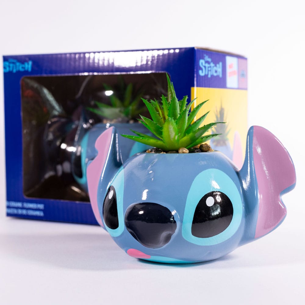 Lilo & Stitch Vaso Fiore 3D Stitch in Dolomite