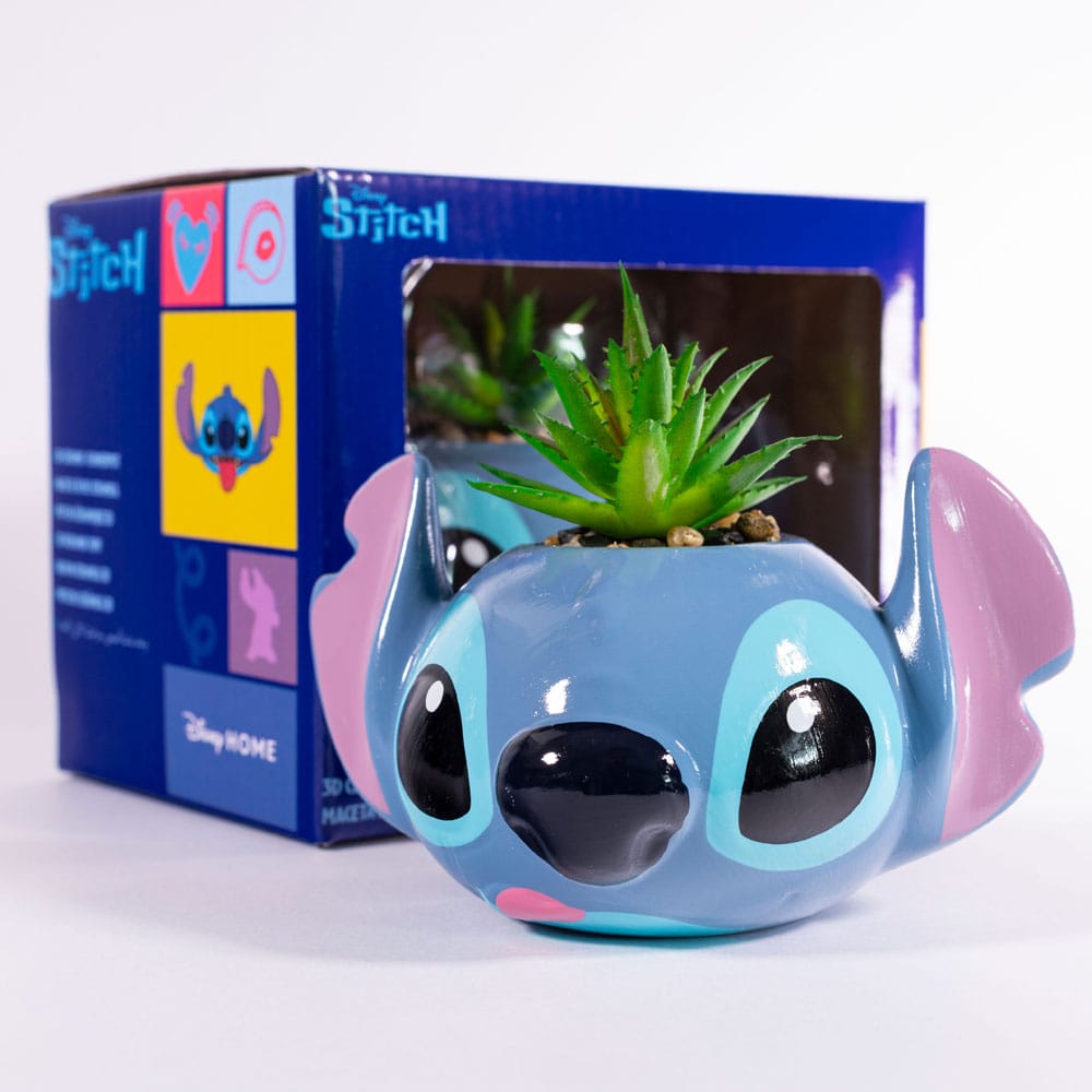 Lilo & Stitch Vaso Fiore 3D Stitch in Dolomite
