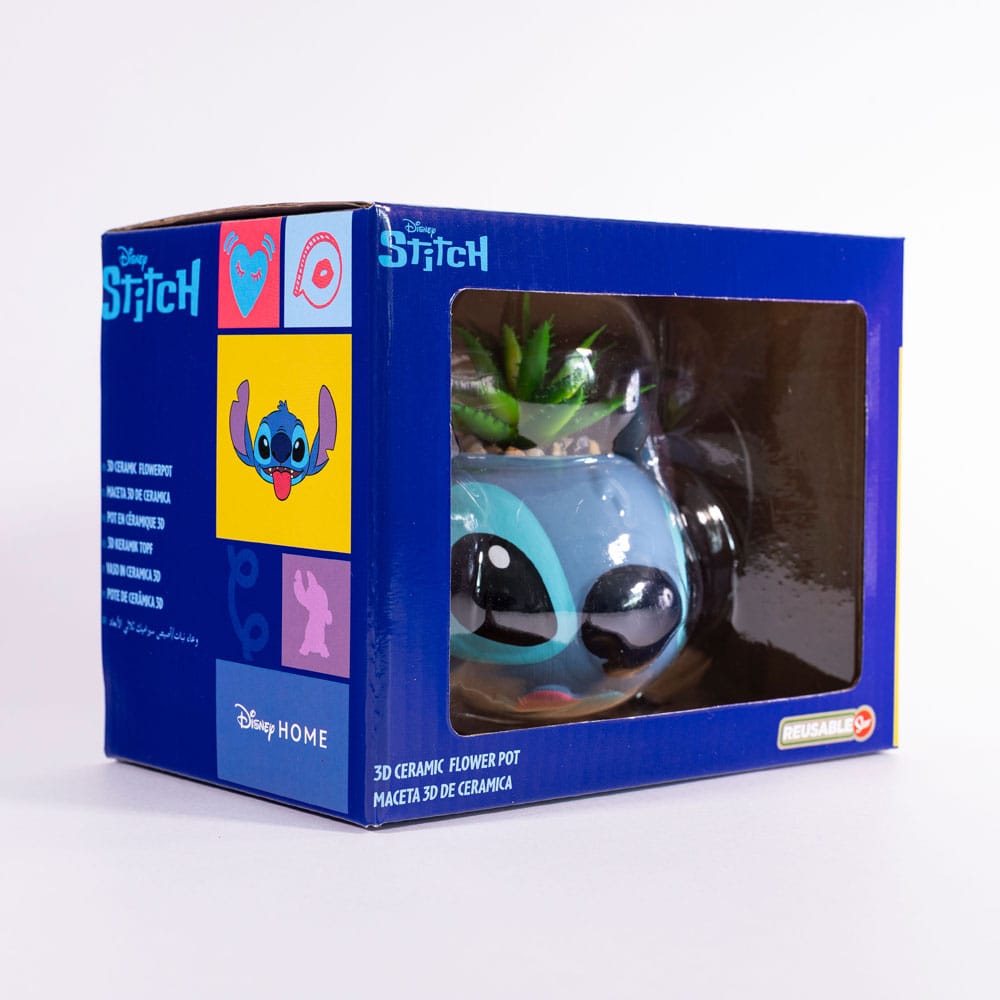 Lilo & Stitch Vaso Fiore 3D Stitch in Dolomite