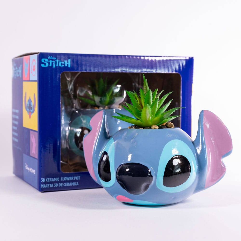 Lilo & Stitch Vaso Fiore 3D Stitch in Dolomite